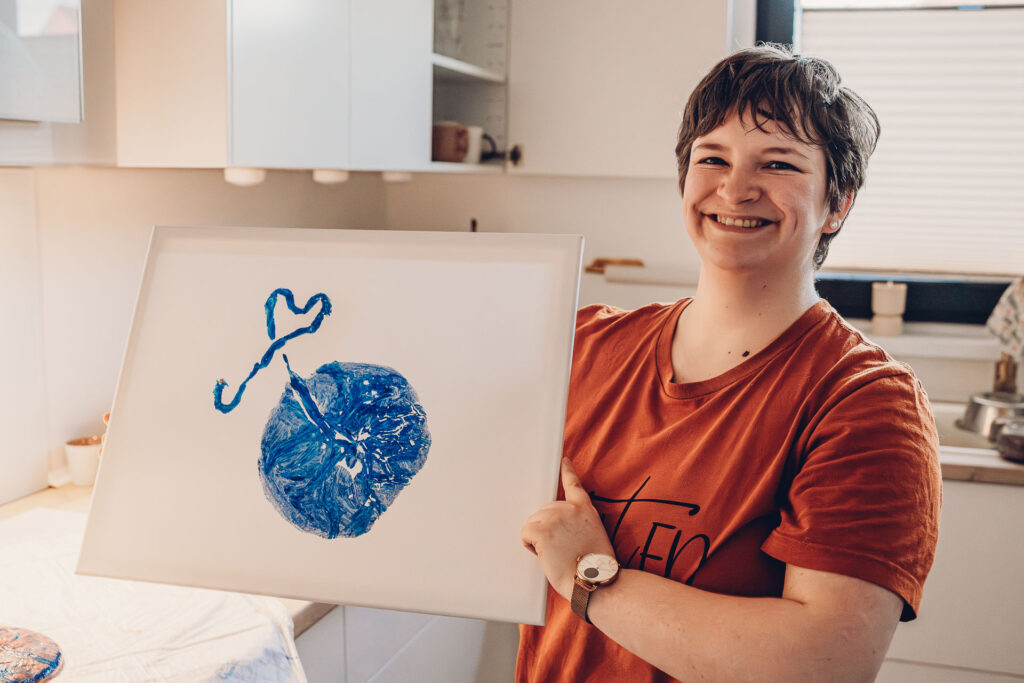 Plazentaabdruck nach Hausgeburt im Saarland